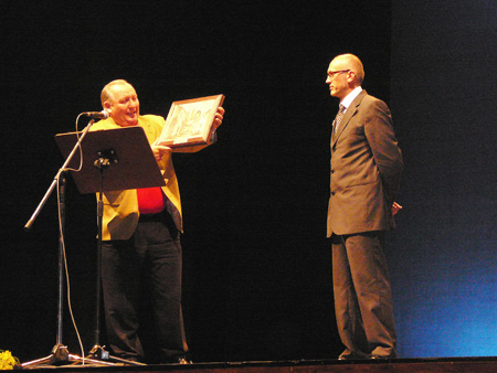 Homenaje de despedida como director del Conservatorio Municipal Profesional de Música de Riba-roja.